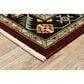 Oriental Weavers Lilihan Medallion 092R6 5"3" x 7"6" Red and Black Area Rug, , large