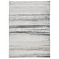 Ashley Abanett 7"10" x 10"2" Gray and Black Area Rug, , large