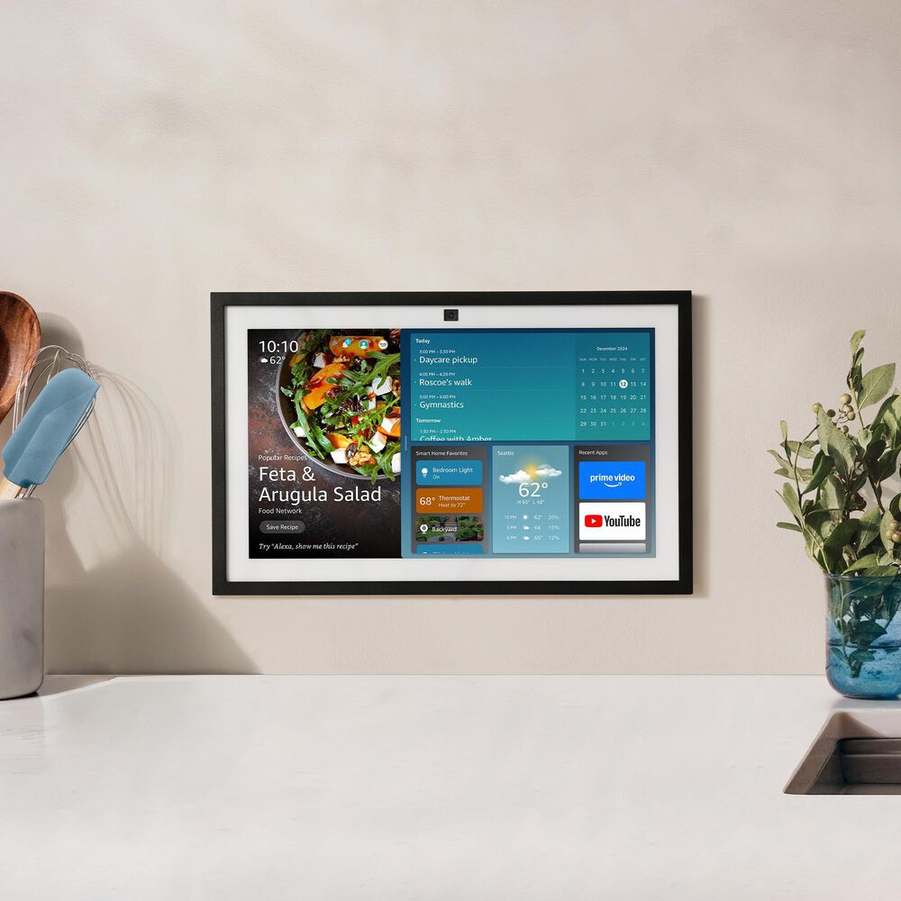 Amazon Echo Show 15 | A stunning HD 15.6&quot; smart kitchen TV for home organization with Alexa, , large