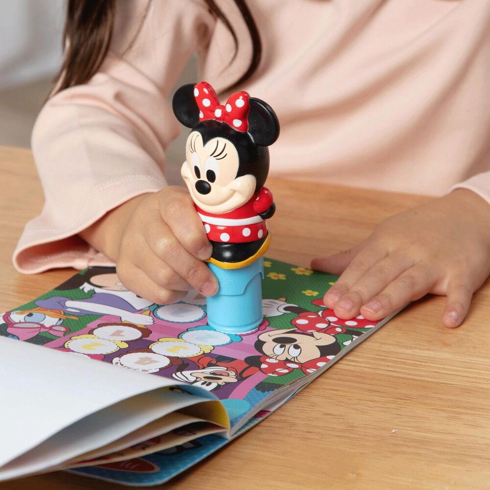 Melissa &amp; Doug Disney&#39;s Minnie Mouse 24-Page Activity Pad and Sticker Stamper, , large