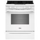 Whirlpool 30" Gas Smart Range in White, , large