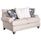 Hickorycraft Furniture Stationary Loveseat in Gray, , large