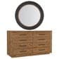 Hooker Furniture Big Sky 8-Drawer Dresser and Mirror in Vintage Natural and Furrowed Bark, , large