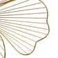 CosmoLiving by Cosmopolitan 26" x 27" Glam Flower Wall Decor in Gold (Set of 3), , large