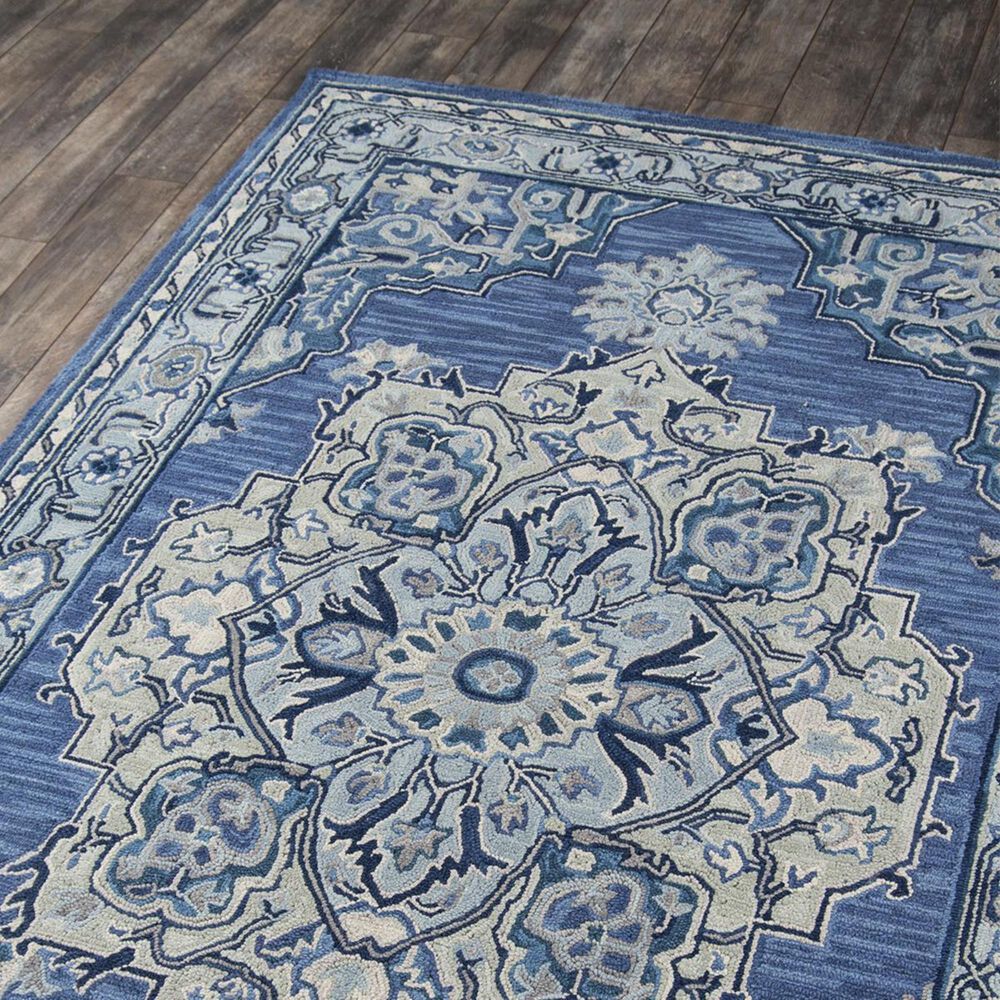 Momeni Ibiza IBI-01 2&#39; x 3&#39; Denim Area Rug, , large