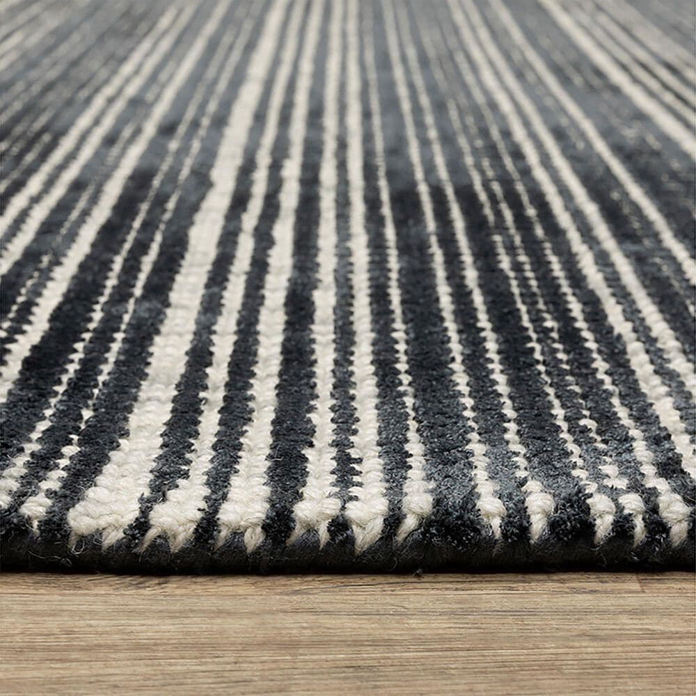 Oriental Weavers Circa 10&#39; x 13&#39; Black and Ivory Area Rug, , large