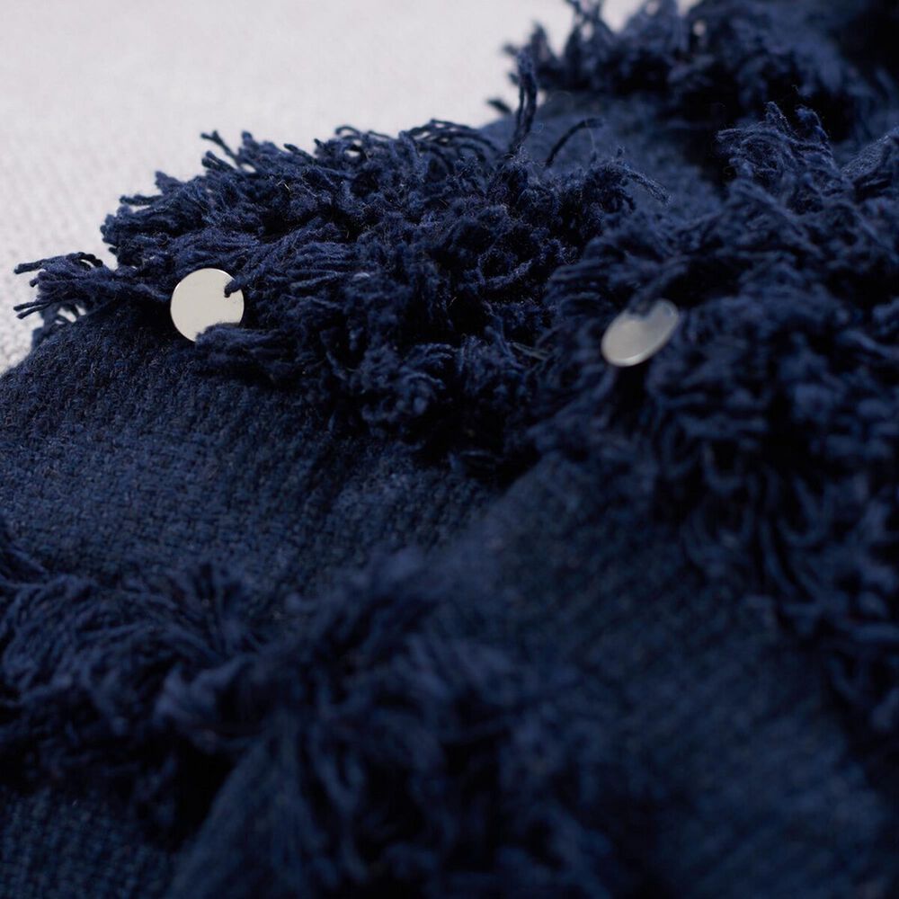 Safavieh Norlen 50&quot; x 60&quot; Throw in Navy, , large