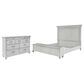 Ashley Kanwyn 2-Piece Queen Storage Bedroom Set in Whitewash, , large