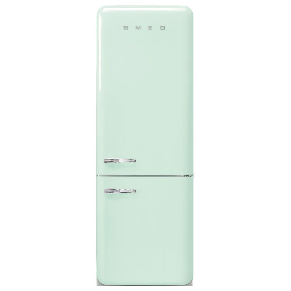 SMEG 18.01 Cu. Ft. Retro Bottom Freeze Refrigerator with Right Hinge in Pastel Green, , large