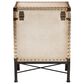 Baxton Studio Laura Lift-Top Trunk End Table in White, , large