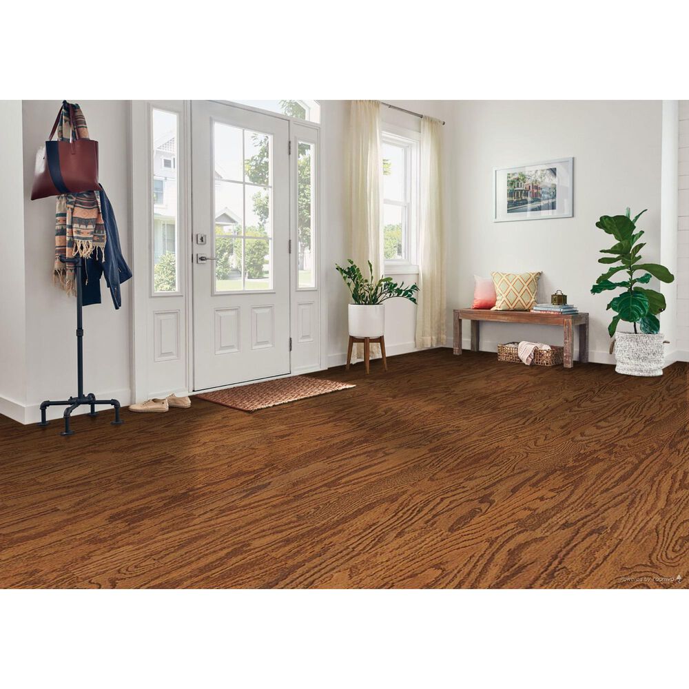 Bruce Hardwood Flooring Turlington Gunstock 5 in Red Oak Hardwood