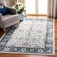 Safavieh Isabella 8" x 10" Cream and Navy Area Rug, , large