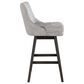 Armen Living Branson 30" Swivel Bar Stool in Gray, , large