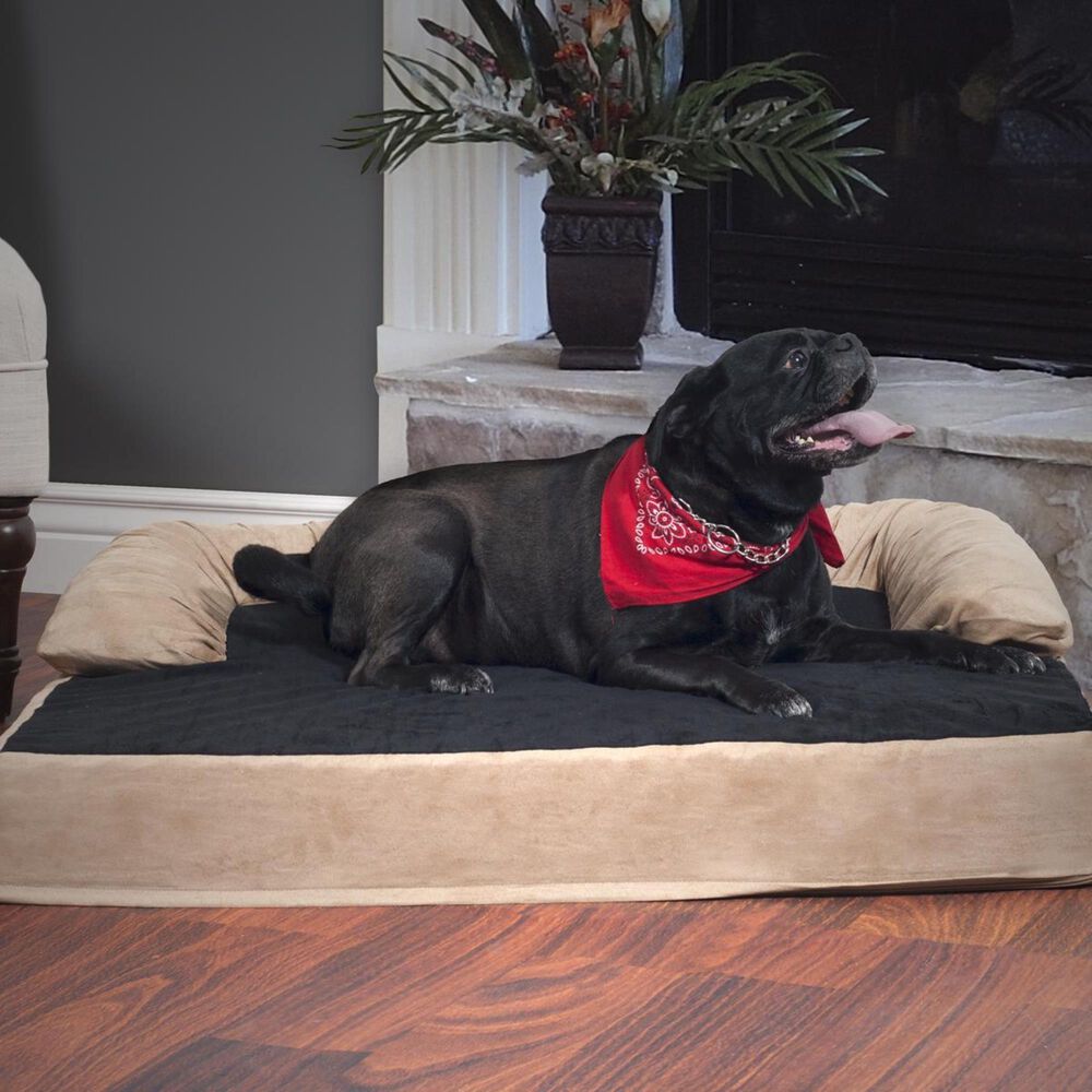 Timberlake PETMAKER Jumbo Orthopedic Memory Foam Pet Bed in Tan, , large