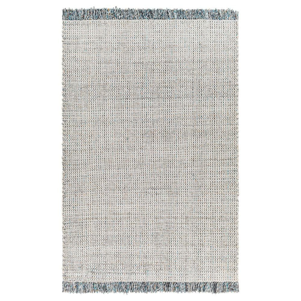 Surya Sara SRU-2304 9" x 12" Off-White, Charcoal, Brown, Seafoam Area Rug, , large