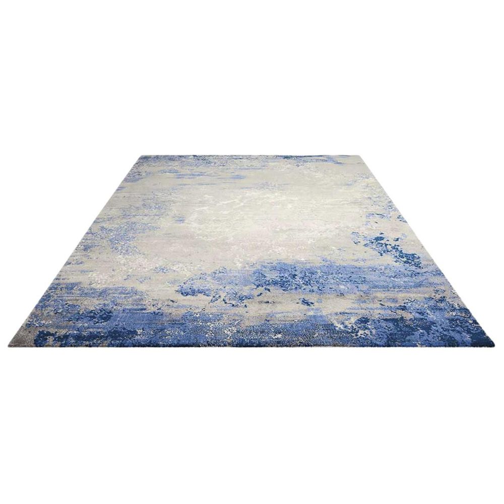 Nourison Twilight TWI22 12&#39; x 15&#39; Blue and Grey Area Rug, , large