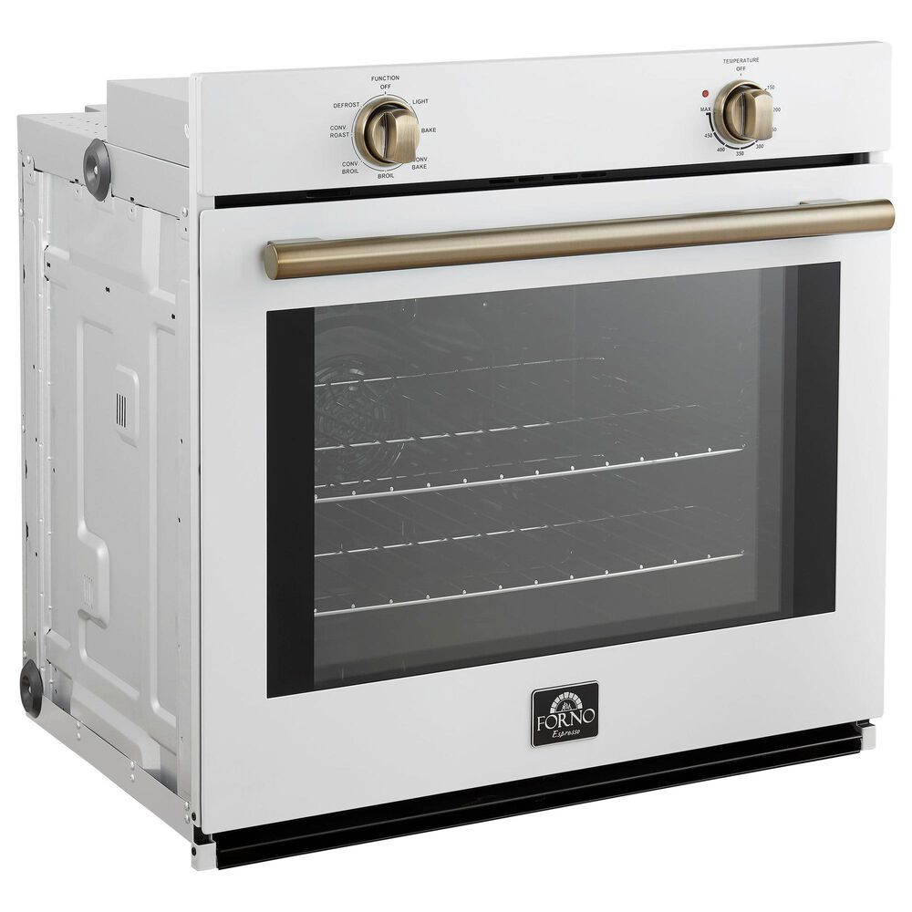 Forno Vomero 30" Single Electric Wall Oven in White, , large