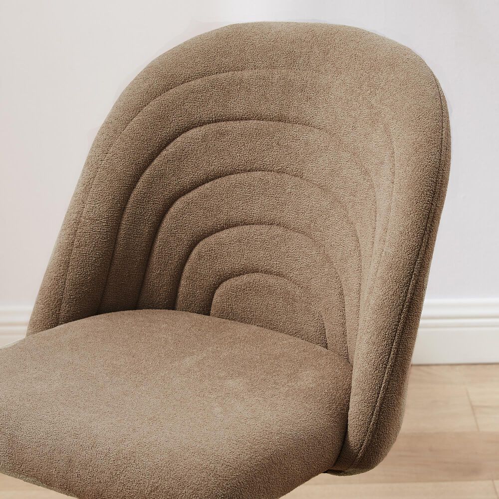 Linon Home Decor Skyla Swivel Office Chair in Beige, , large