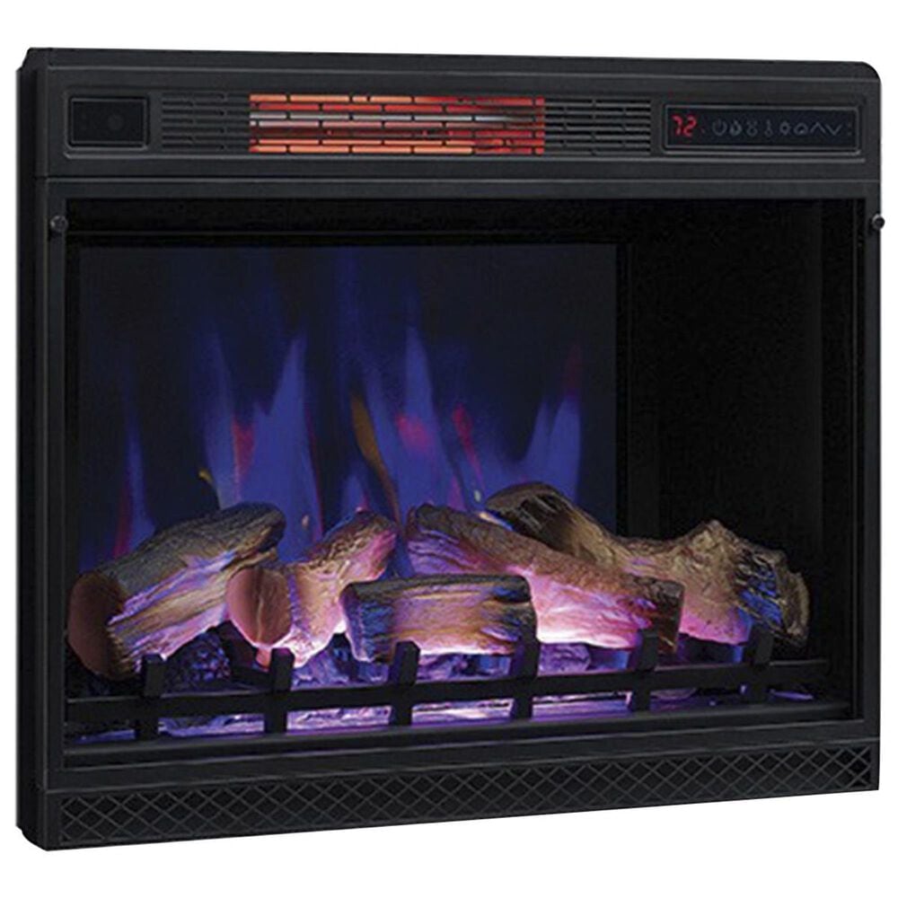 Fabio Flames Manning TV Stand with Fireplace Mantel in Espresso, , large