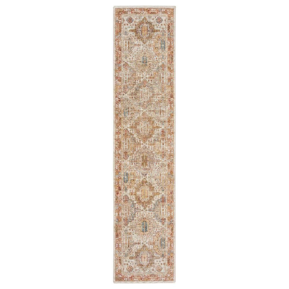 Nourison Sahar 2"3" x 10"2" Ivory and Multi Runner, , large