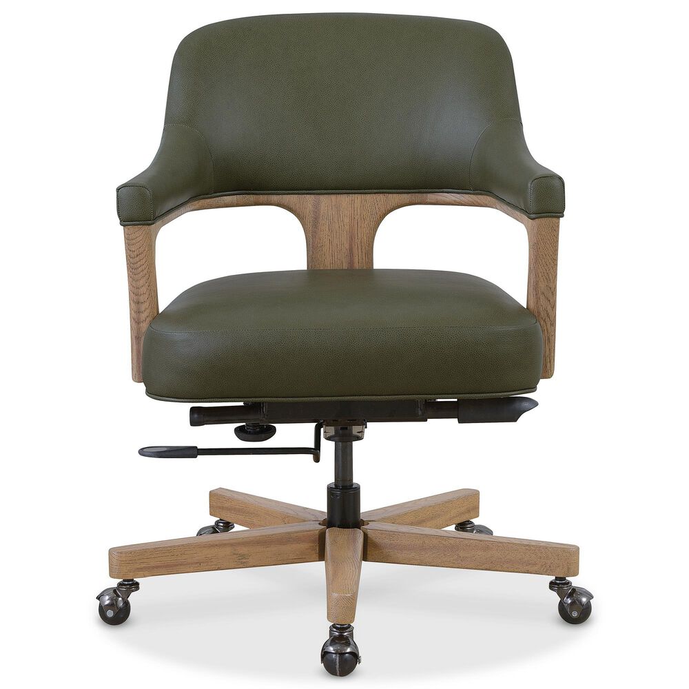 Hooker Furniture Briar Executive Swivel Tilt Chair in Light Transparent, , large