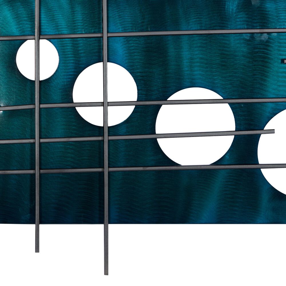 Maple and Jade 17&quot; x 40&quot; Wall Decor in Black and Dark Blue, , large