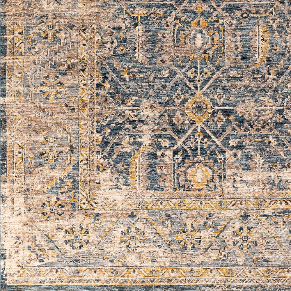 Surya Aspendos 6&#39;7&quot; x 9&#39;6&quot; Denim, Gray, Wheat, Taupe, Black and Cream Area Rug, , large