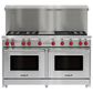 Wolf 60" x 20" Gas Range Riser with Shelf in Stainless Steel, , large