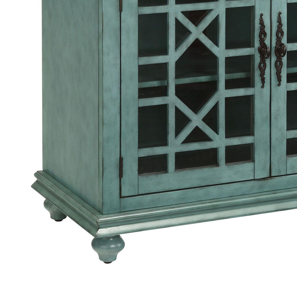 Martin Svensson Home Jules Small Spaces TV Stand in Teal, , large