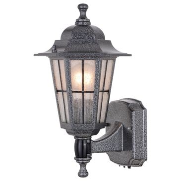 Vaxcel York 1-Light Outdoor Motion Sensor Wall Sconce in Textured Pewter, , large