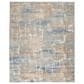 Nourison Rush 7" x 10" Blue and Beige Area Rug, , large
