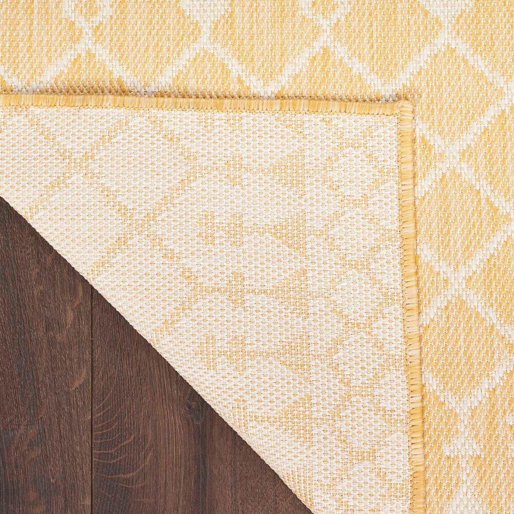Nourison Positano Southwestern Yellow 7&#39; x 10&#39; Indoor/Outdoor Area Rug, , large