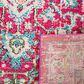 Safavieh Monaco MNC250J-28 2"2" x 8" Fuchsia/Light Blue Runner, , large