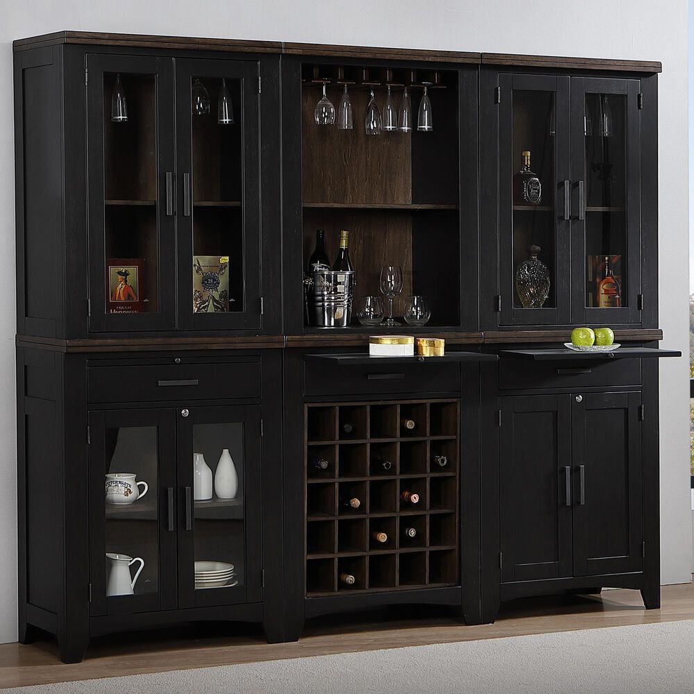 ECI FURNITURE Ashford Wall Bar in Black, , large