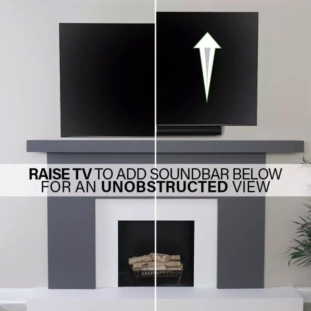 Sanus Advanced Full-Motion 4D + Shift TV Wall Mount for TVs 42&quot;-90&quot;, , large