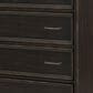 Nicolette Home Caldwell Chest in Caldwell Dark Brown with Black, , large