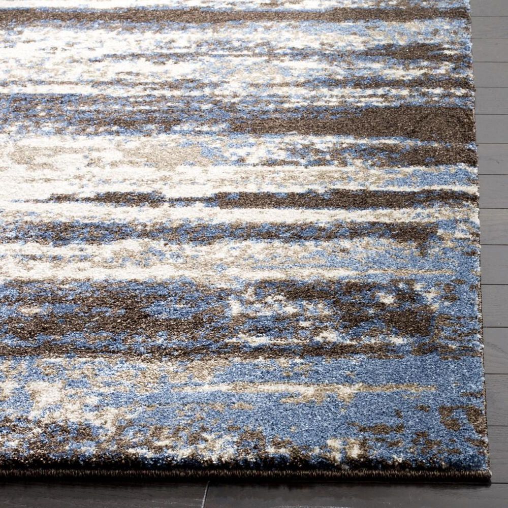 Safavieh Retro RET2138-1165 10&#39; x 14&#39; Cream and Blue Area Rug, , large