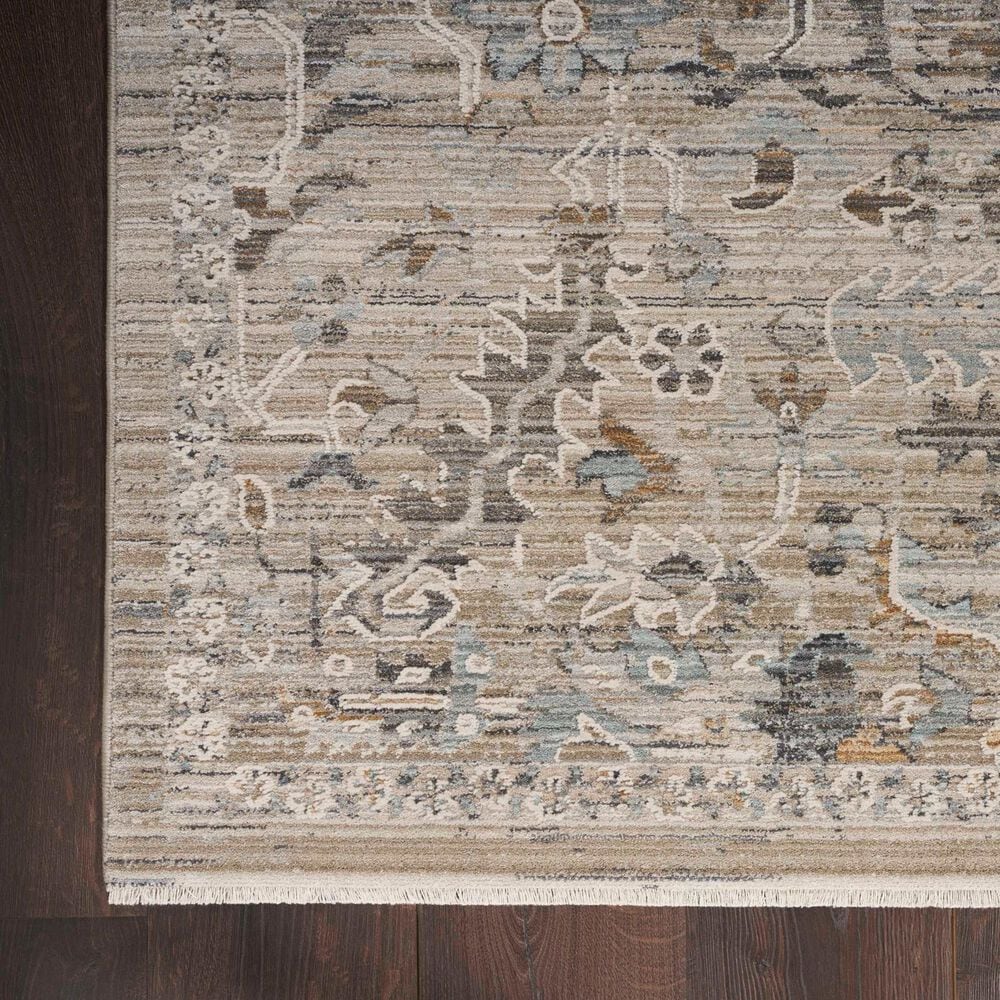 Nourison Lynx LNX02 5&#39;3&quot; x 7&#39;10&quot; Ivory and Taupe Area Rug, , large