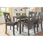 Ashley Caitbrook 7-Piece Dining Set in Antique Gray Wash, , large