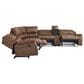Steve Silver Lehi 6-Piece Manual Reclining Sectional in Brindle, , large