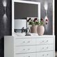 Global Furniture USA Luccia 3-Piece Queen Panel Bedroom Set in White, , large