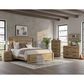 Ashley Brozmont King Panel Bed with Dresser and Nightstand in Natural Brown, , large