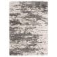 Nourison Dreamy Shag 5"3" x 7"3" Charcoal and Ivory Area Rug, , large