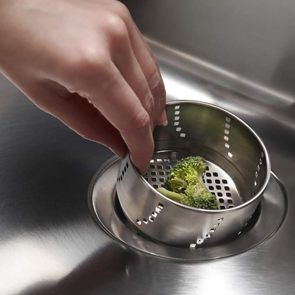 Blanco 3-In-1 Disposal Flange in Stainless Steel, , large