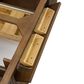 James Martin Vanities Myrrin 60" Double Vanity in Mid Century Walnut with 3 cm Arctic Fall Solid Surface Top, , large