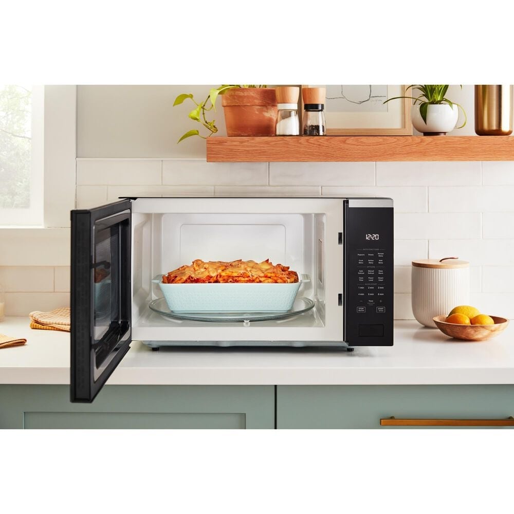 Whirlpool 2.2 Cu. Ft. Sensor Cooking Microwave Oven in Fingerprint Resistant Stainless Steel, , large