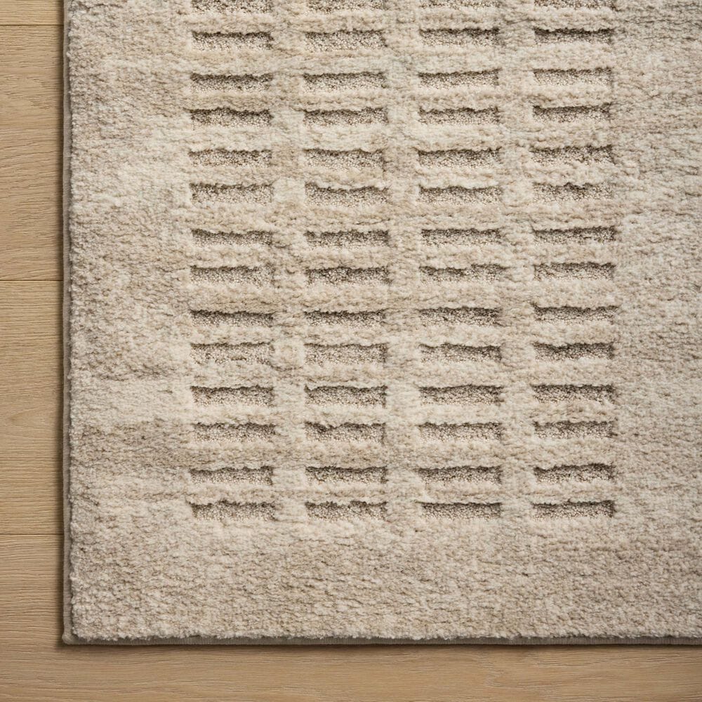 Amber Lewis x Loloi Monty 4&#39; x 6&#39; Ivory and Beige Area Rug, , large