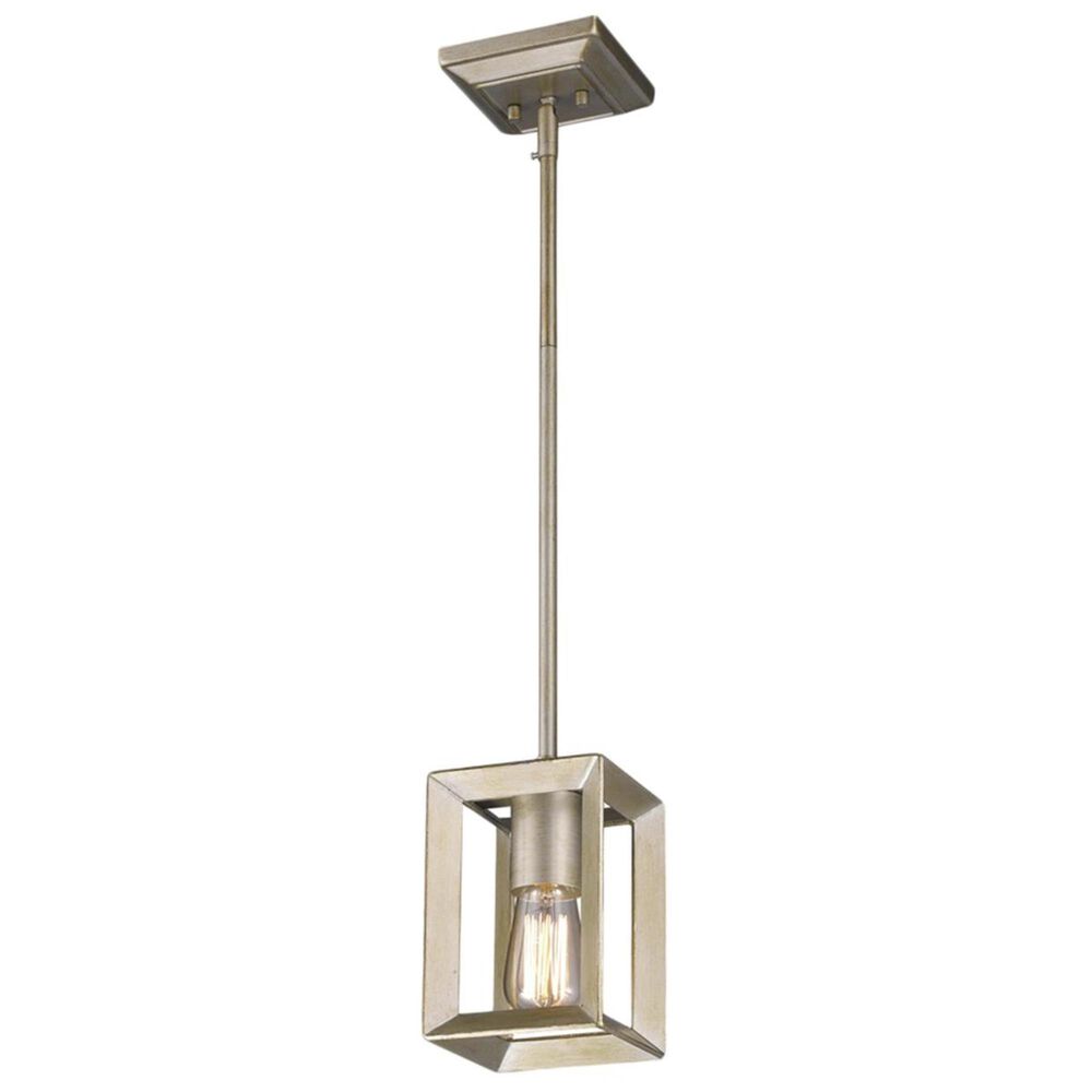 Golden Lighting Smyth Mini Pendant in White Gold, , large