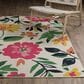 Oriental Weavers Havana HAV02 Ivory and Multicolor 7"10" x 10" Indoor/Outdoor Area Rug, , large