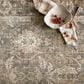 Chris Loves Julia x Loloi Rosemarie 3"7" x 5"7" Sage and Blush Area Rug, , large